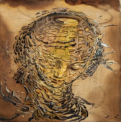 Salvador Dalí, Tête raphaélesque éclatée